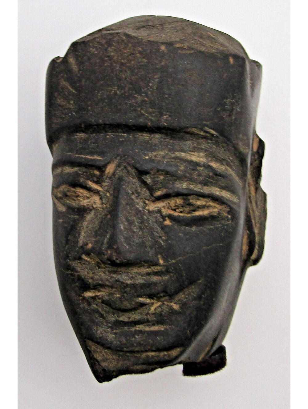 Pre-Columbian Mezcala Carved Stone Axe God Sculpture
